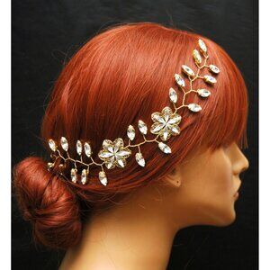 Bridal Hair Vine Bohemian Wedding Headpiece